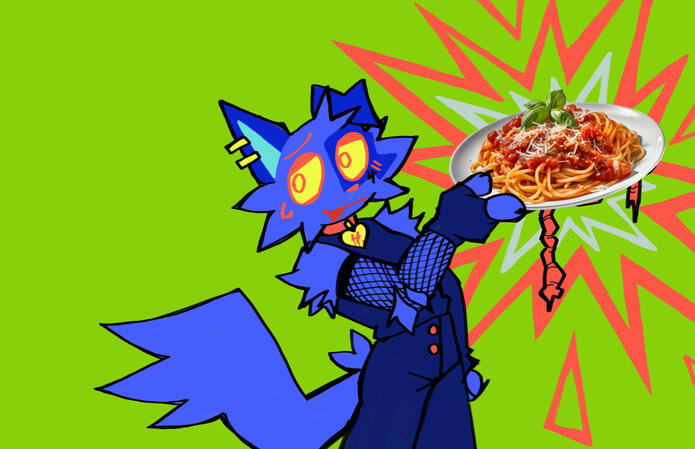 Unshaded halfbody with simple background - originally a gore drawing but I censored it lolz